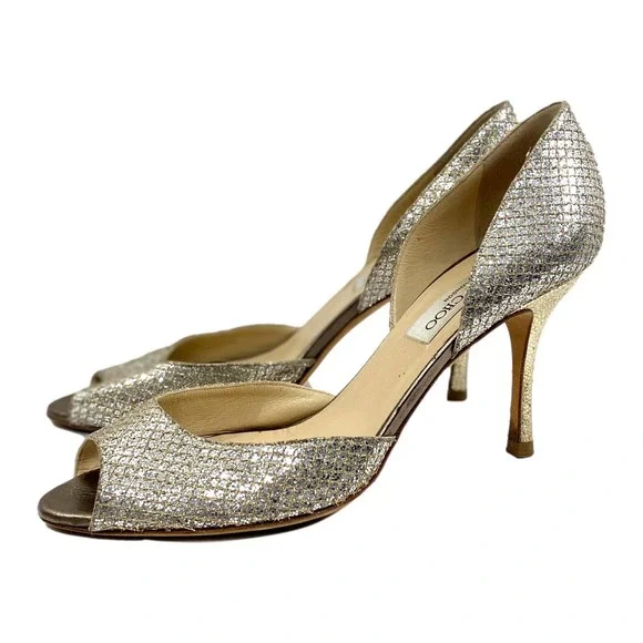 Jimmy Choo Shoes Jimmy Choo Logan Dorsay Open Toe Heelsz